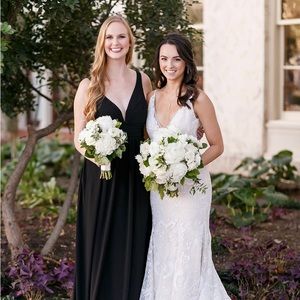 Small black bridesmaid dress